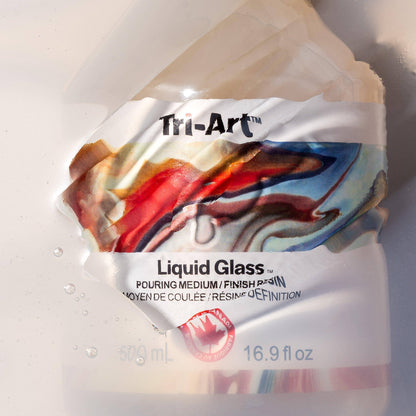 Liquid Glass Pouring Medium and Finishing Resin: 250mL
