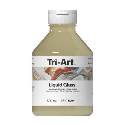 Liquid Glass Pouring Medium and Finishing Resin: 500mL