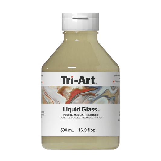 Liquid Glass Pouring Medium and Finishing Resin: 500mL