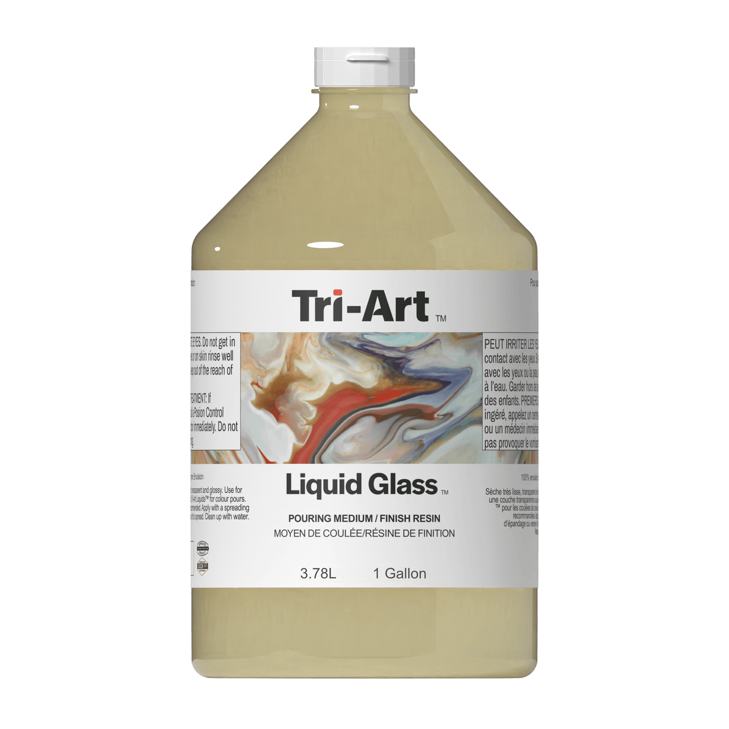 Liquid Glass Pouring Medium and Finishing Resin: 1000mL