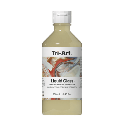 Liquid Glass Pouring Medium and Finishing Resin: 250mL