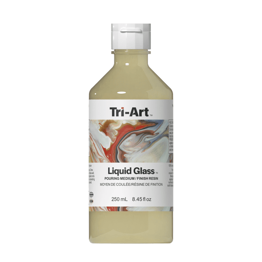 Liquid Glass Pouring Medium and Finishing Resin: 250mL