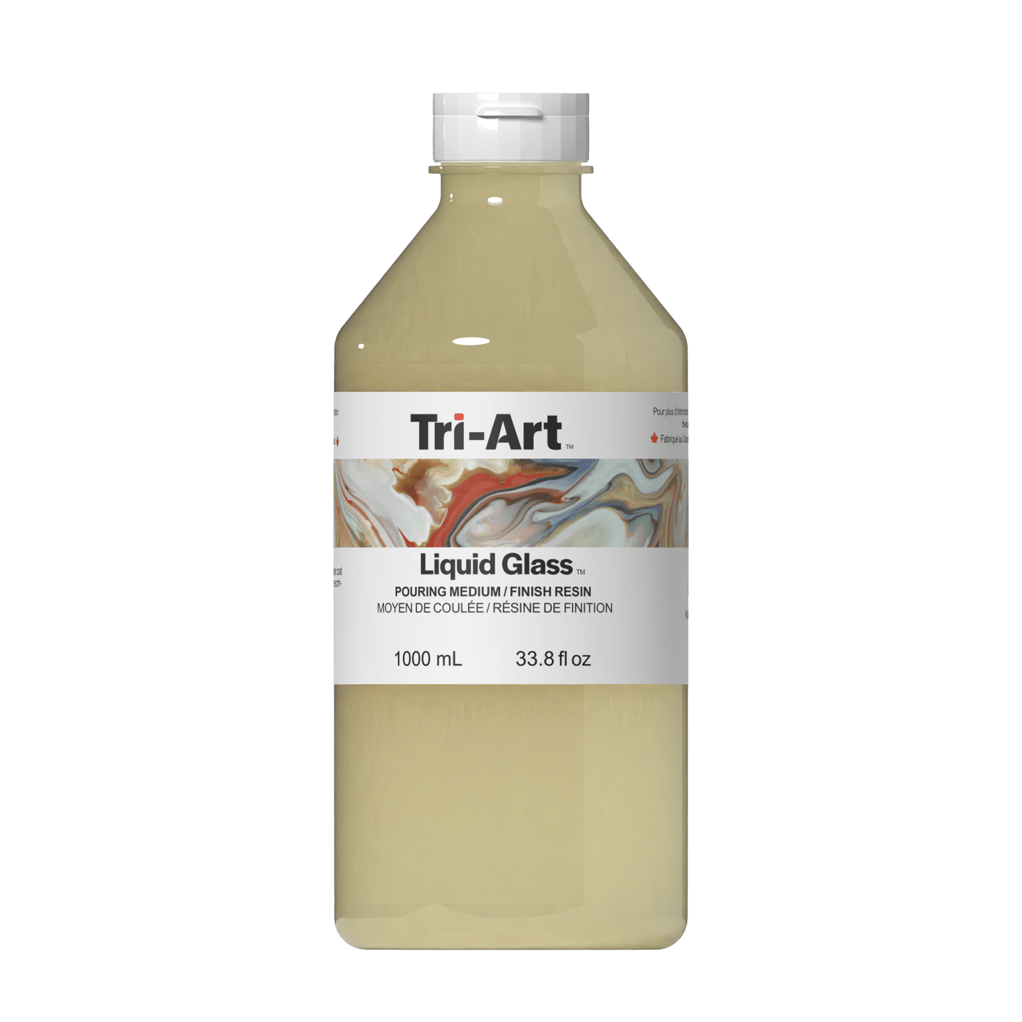 Liquid Glass Pouring Medium and Finishing Resin: 500mL